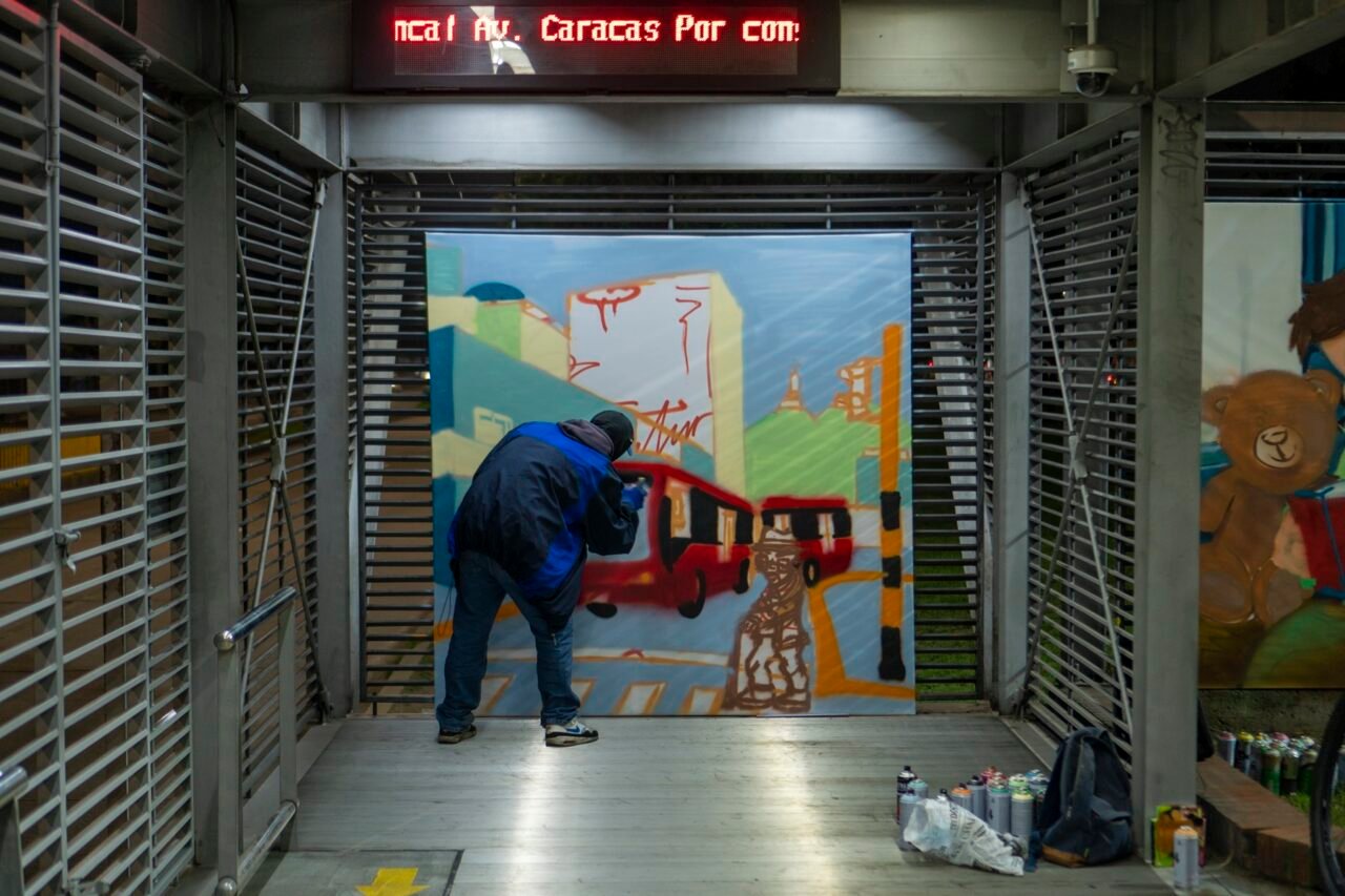 TransMilenio se convierte en una galería a cielo abierto