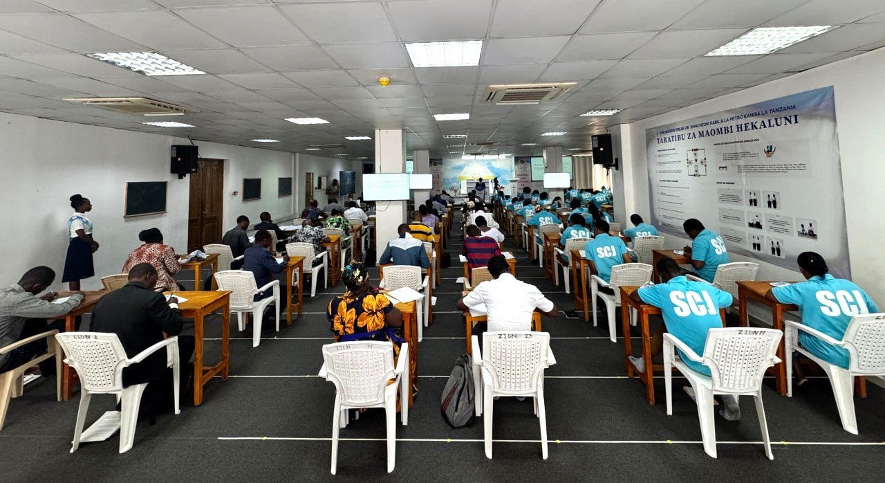 Iglesia Shincheonji de Tanzania celebra examen bíblico sobre el Apocalipsis