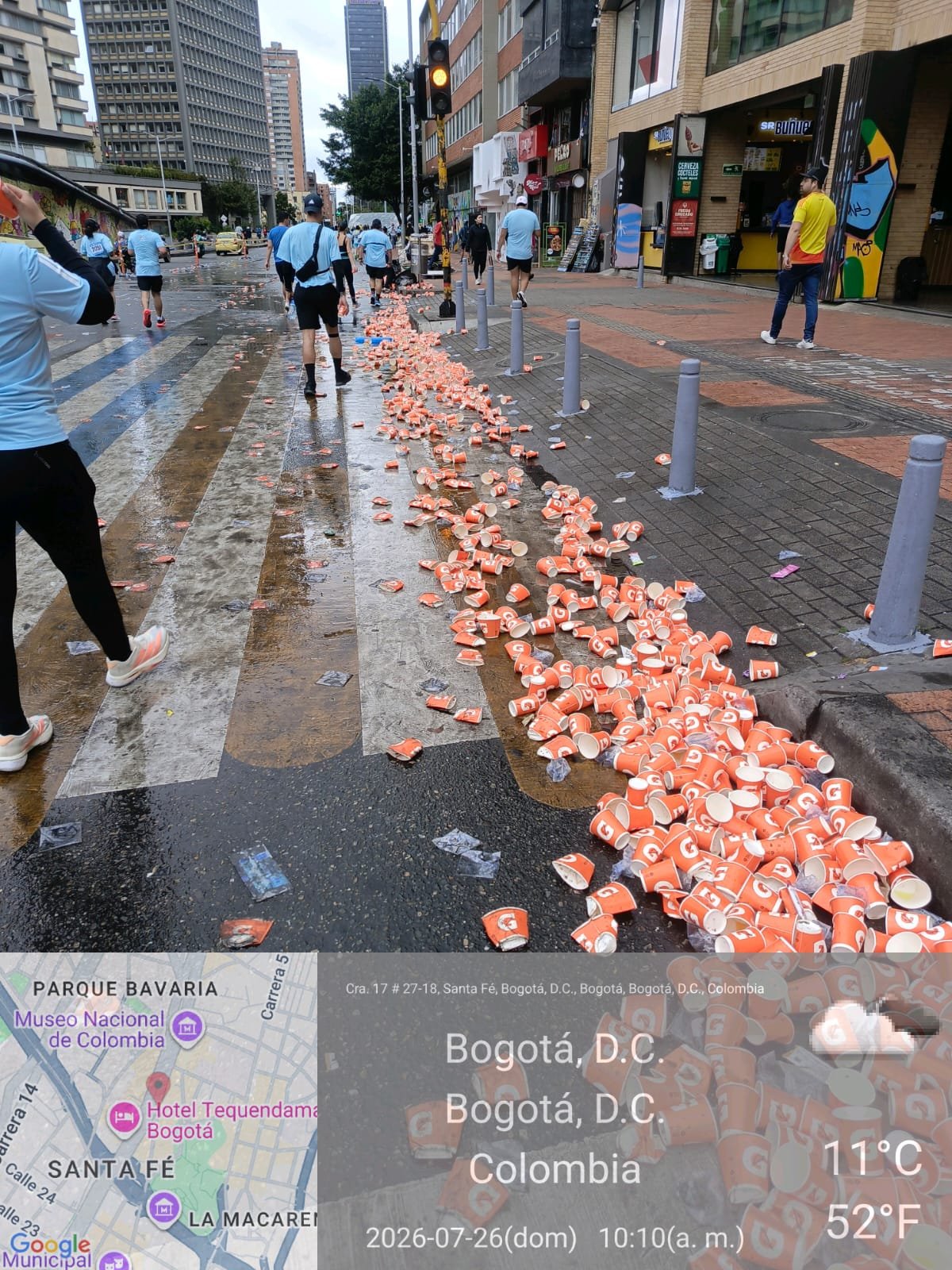 Promoambiental Distrito retiró cerca de 5 toneladas de residuos, tras la Media Maratón de Bogotá
