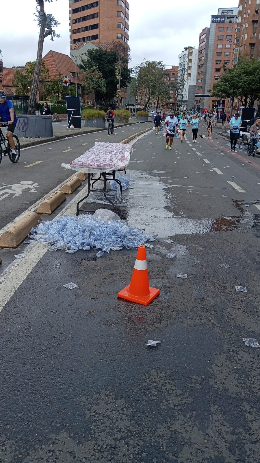 Promoambiental Distrito retiró cerca de 5 toneladas de residuos, tras la Media Maratón de Bogotá