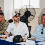 El Presidente De La Espriella en consejo de seguridad en Barranquilla.