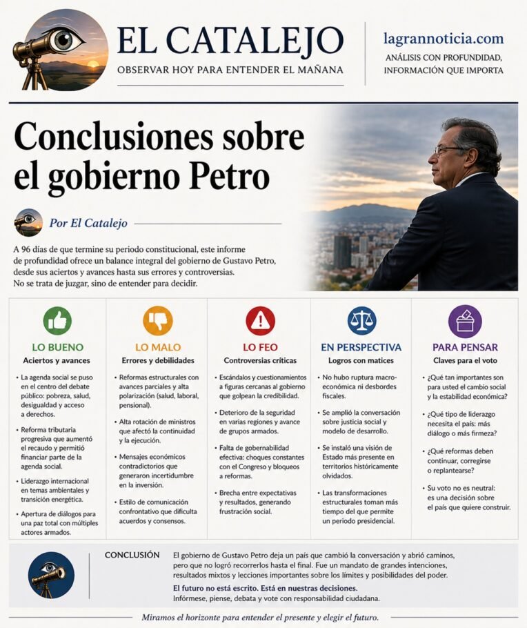 Conclusiones sobre el gobierno Petro