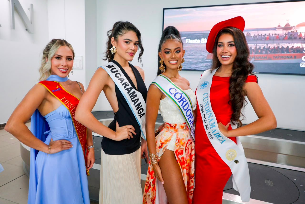 ¡Capitanas Nacionales del Mar llegan a Santa Marta y comienza la Fiesta!