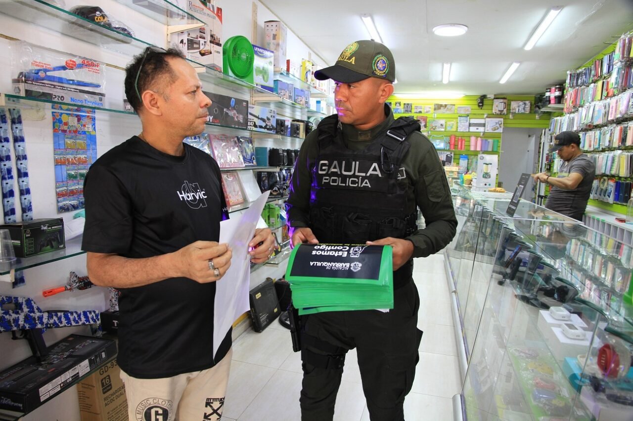 Refuerzan campañas contra la extorsión en las zonas comerciales de Barranquilla