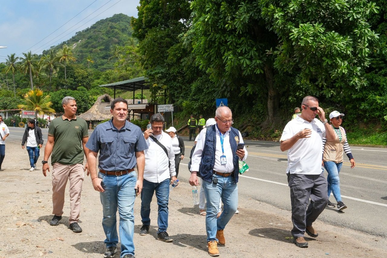 Comunidad de Guachaca, Santa Marta, desbloquea la Troncal del Caribe