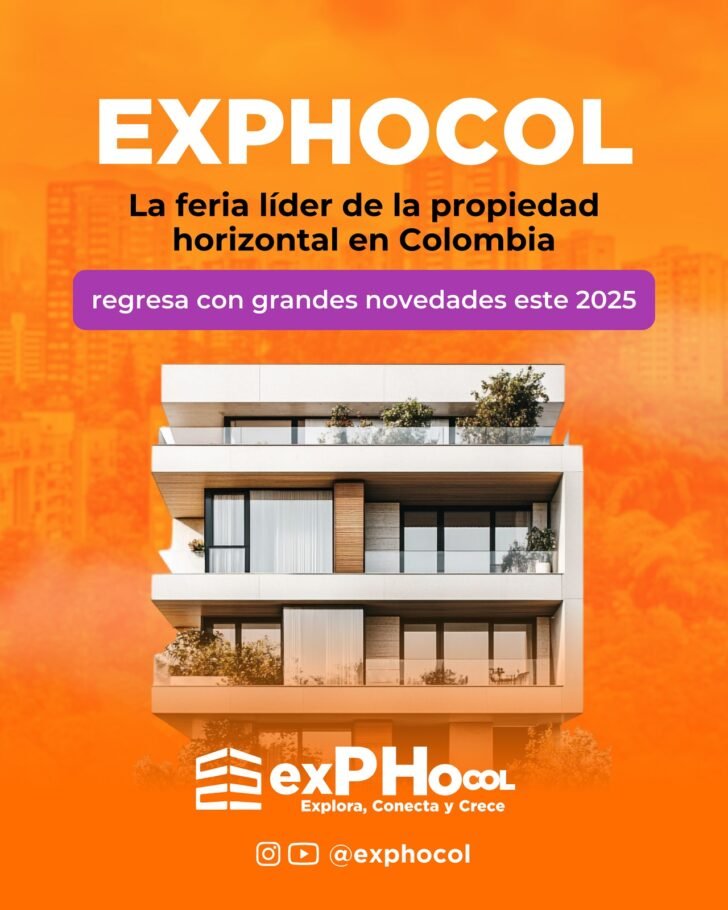 Exphocol 2025: la feria especialista en propiedad horizontal regresa con grandes novedades