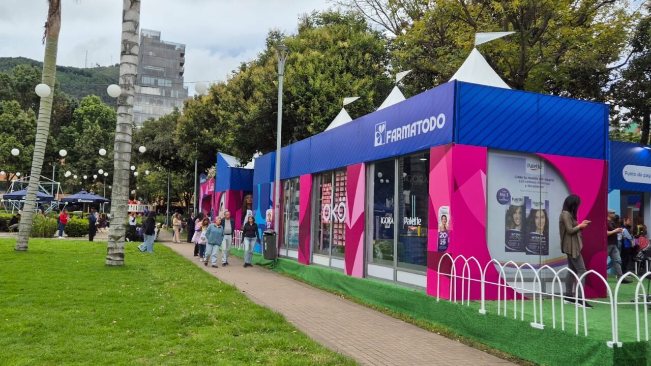 Comenzó la Feria de Belleza y Bienestar 2025 en el Parque de la 93 en Bogotá
