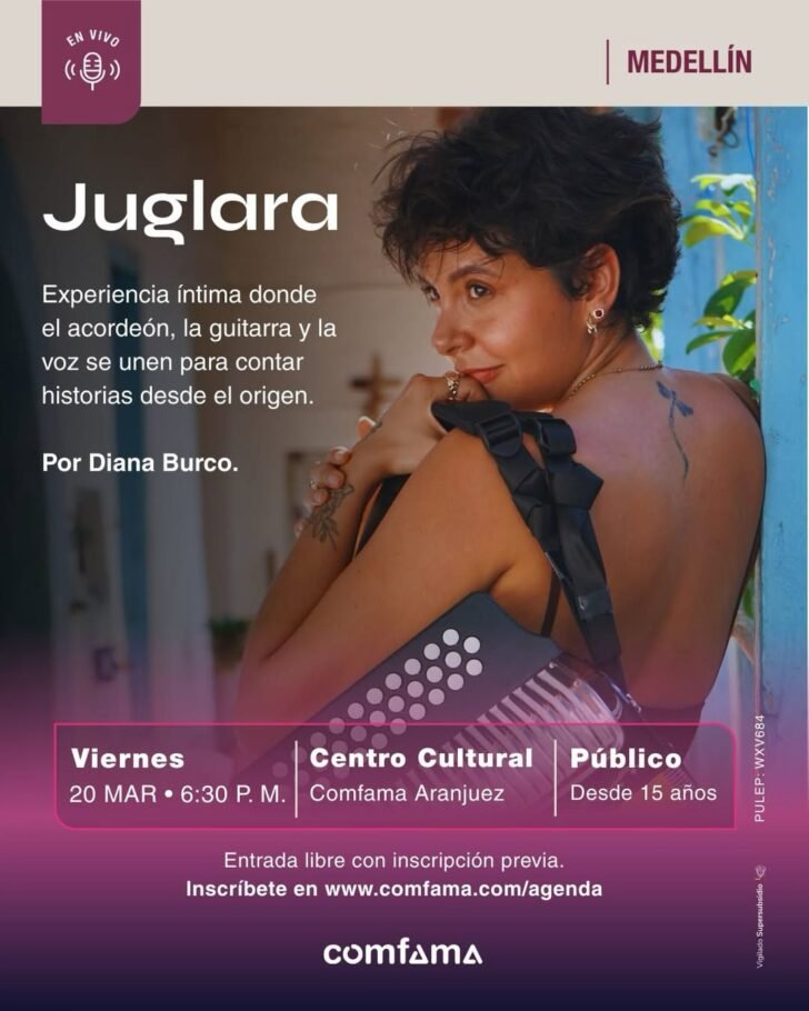 Diana Burco presenta ‘Juglara’: una gira íntima por el corazón de Colombia