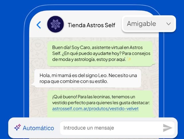 Asistente virtual con inteligencia artificial que transforma el comercio conversacional