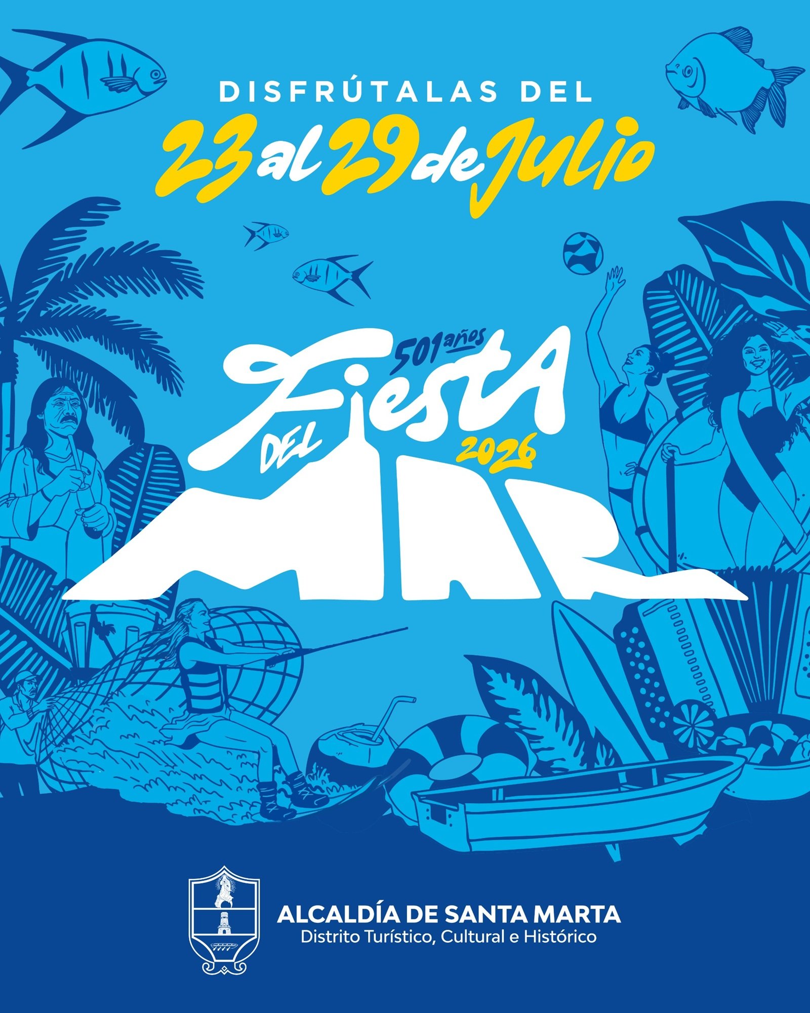 ¡Nueva imagen de la Fiesta del Mar 2026 se viste de samariedad!