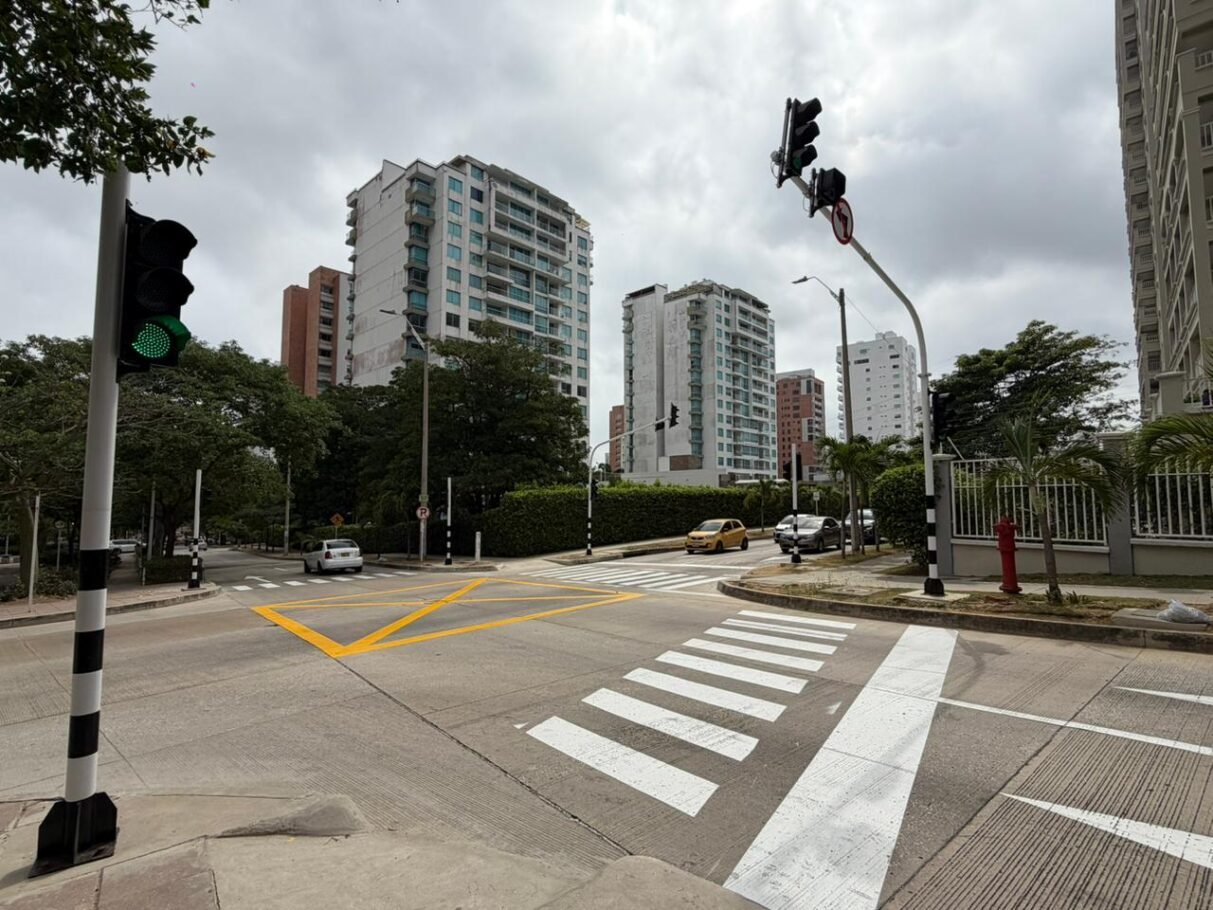 Barranquilla estrena cuatro semáforos