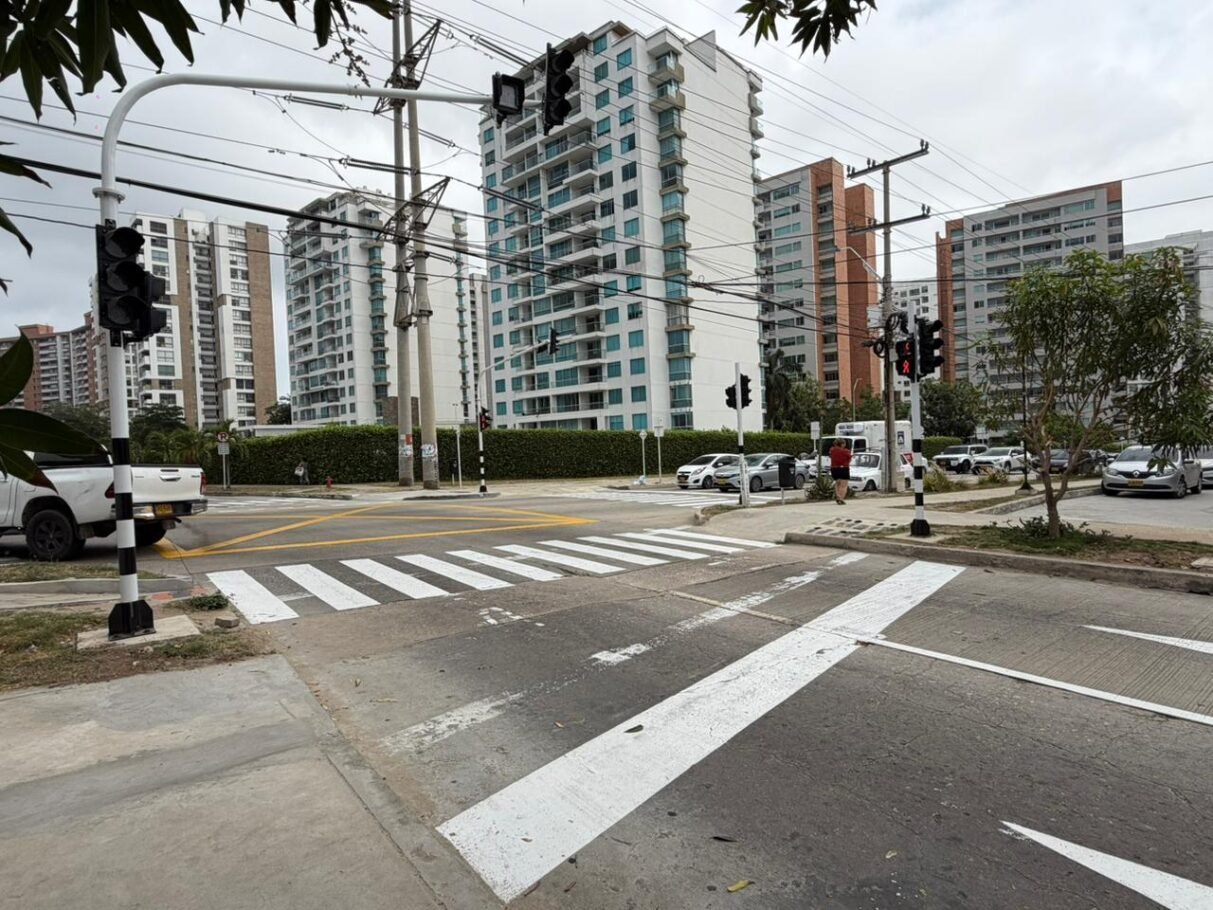 Barranquilla estrena cuatro semáforos