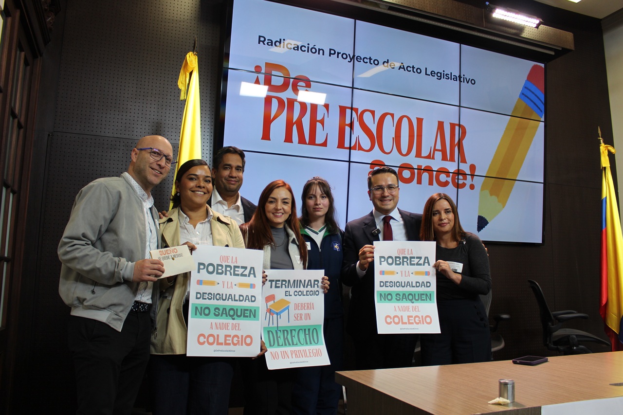 Radican Proyecto de Acto Legislativo para ampliar la edad de escolaridad obligatoria en Colombia