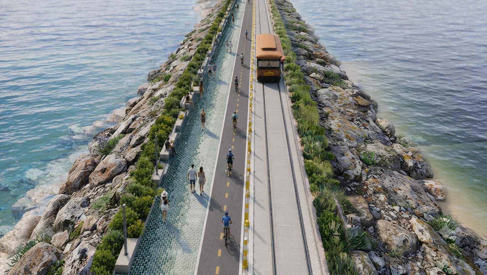 El Tajamar Occidental de Barranquilla se encuentra con el Río y el Mar allá donde las horas se unen a Bocas de Ceniza
