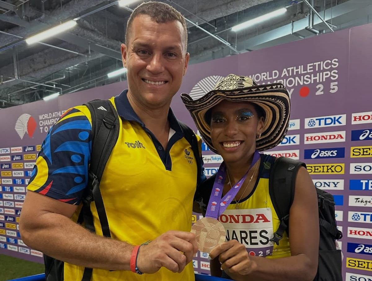 La cesarense Natalia Linares, medalla de bronce para Colombia en mundial de Atletismo en Tokio