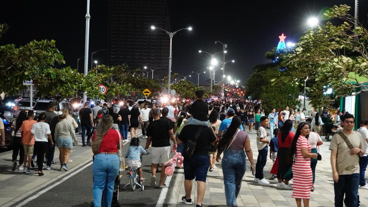 El Gran Malecón de Barranquilla fue disfrutado por más de un millón de visitantes en diciembre