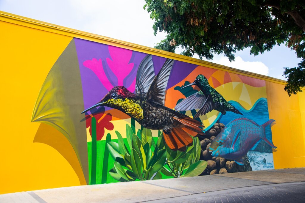 Aruba: murales artísticos de San Nicolás