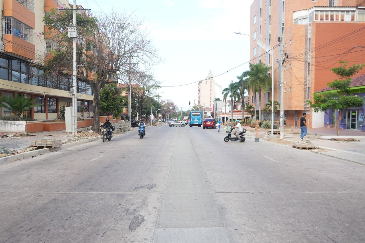 Barranquilla: hacia una vía más inclusiva avanzan las obras de la calle 72