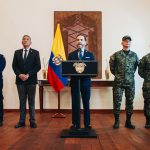 Los militares que llegan a defender a Colombia,