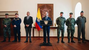 Los militares que llegan a defender a Colombia,