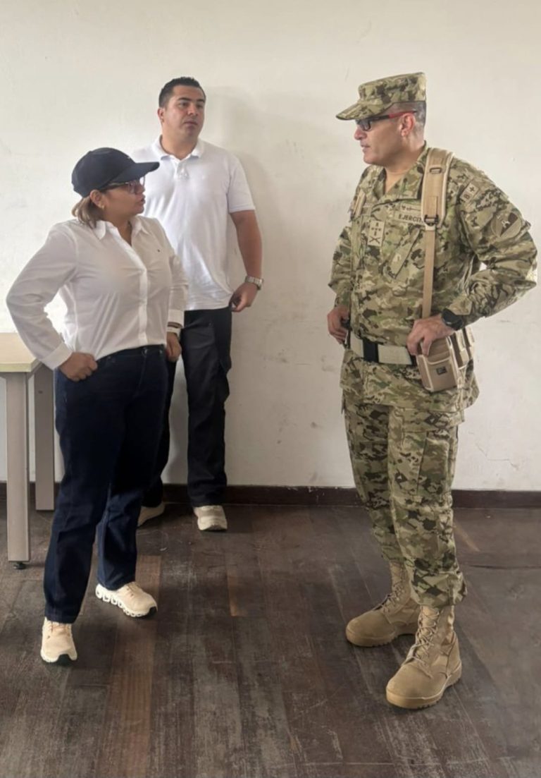 30 hombres del Batallón Córdova para la Base temporal del Ejército en Pueblo Viejo