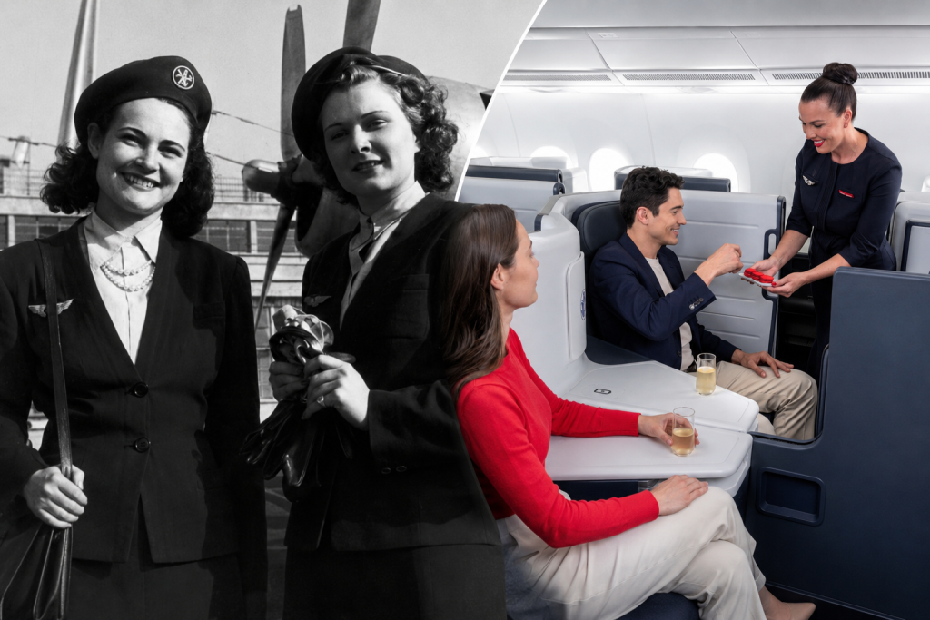 80 años de las primeras azafatas de Air France: así nació un oficio y se desarrolló una profesión
