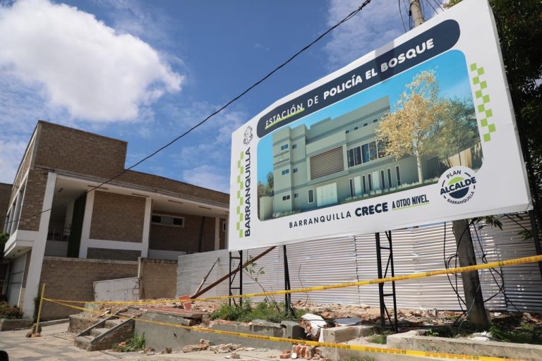 Barranquilla busca ser más segura: el alcalde Char dio inicio a la construcción de nueva estación de policía El Bosque