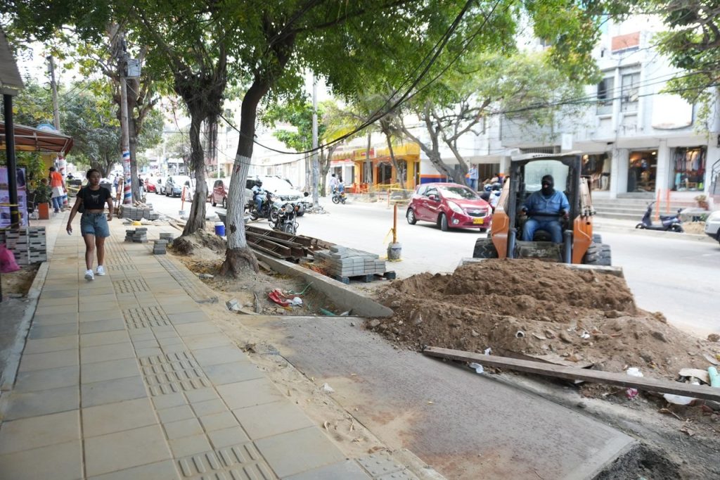 Barranquilla: hacia una vía más inclusiva avanzan las obras de la calle 72