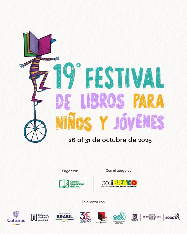 Bogotá hará la 19ª versión del Festival de Libros para Niños y Jóvenes