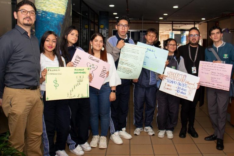 Desde el colegio, jóvenes aprenden importancia de la seguridad social