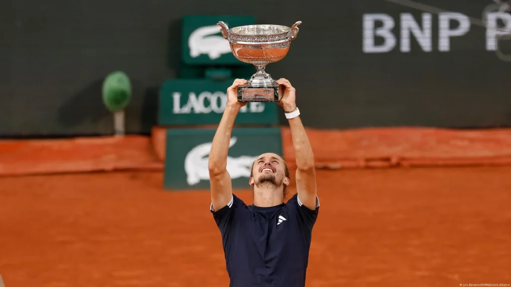 El alemán Alexander Zverev gana Roland Garros, su primer título de Grand Slam