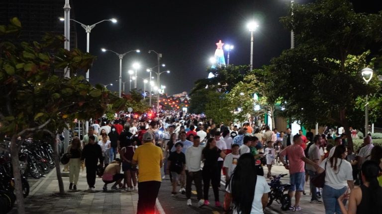 El Gran Malecón de Barranquilla fue disfrutado por más de un millón de visitantes en diciembre