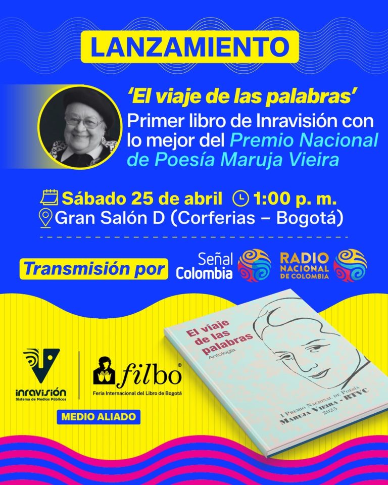 ‘El viaje de las palabras’, 1er libro de poesía de Inravisión este sábado en la FILbo