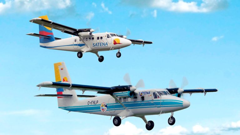 Este sábado llegan 2 nuevas aeronaves tipo Twin Otter que compró Satena