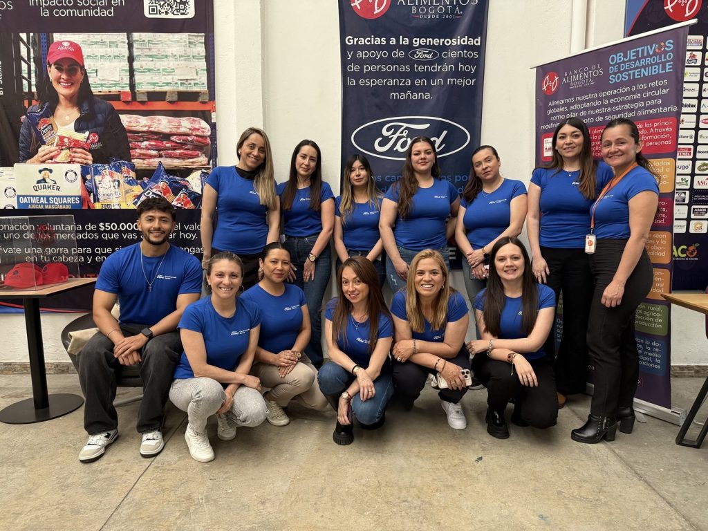 Ford Motor Colombia y su red de concesionarios donaron 20 toneladas de alimentos