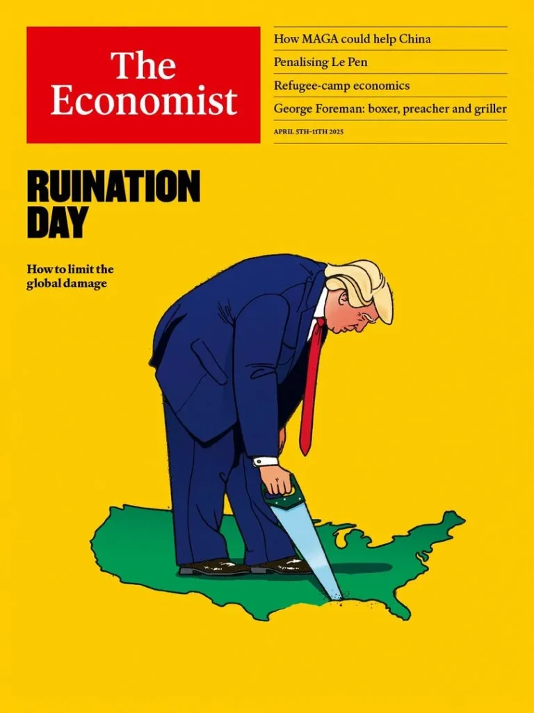 La prensa muestra el misil arancelario de Trump contra la economía mundial: “El Día de la Ruina”