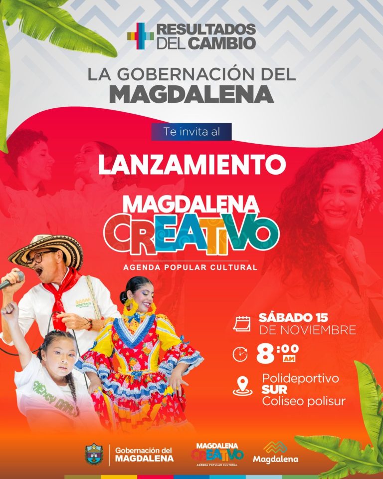 Lanzan este sábado el festival Magdalena Creativo 2025