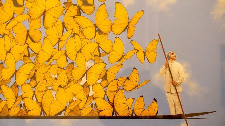 Las mariposas amarillas de Gabo se colaron al palacio presidencial de la 7a