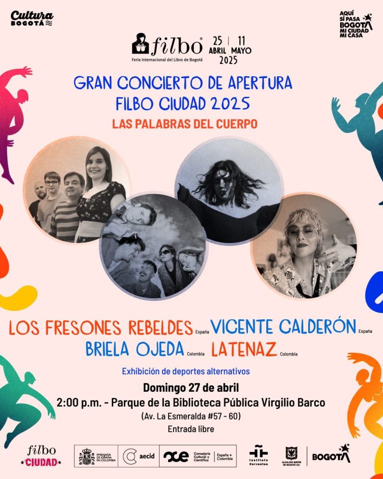 ‘Las Palabras del Cuerpo’: concierto de apertura de FILBo Ciudad 2025