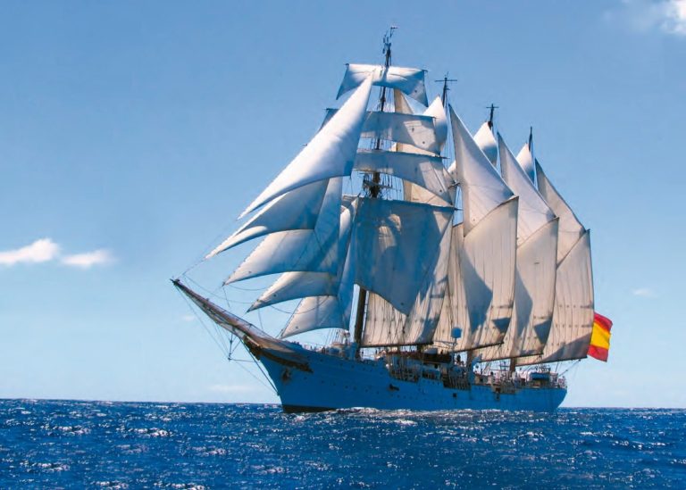 Llega a Santa Marta el buque ‘Juan Sebastián de Elcano’ con la princesa Leonor de Borbón