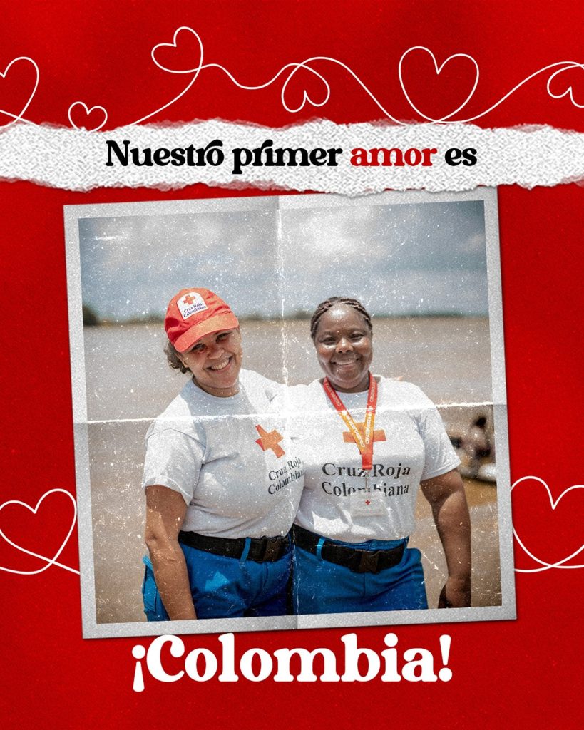 Nuestro primer amor es Colombia: Cruz Roja