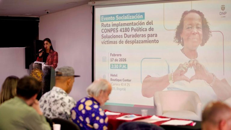 Presentado el Conpes 4180 para víctimas de desplazamiento forzado