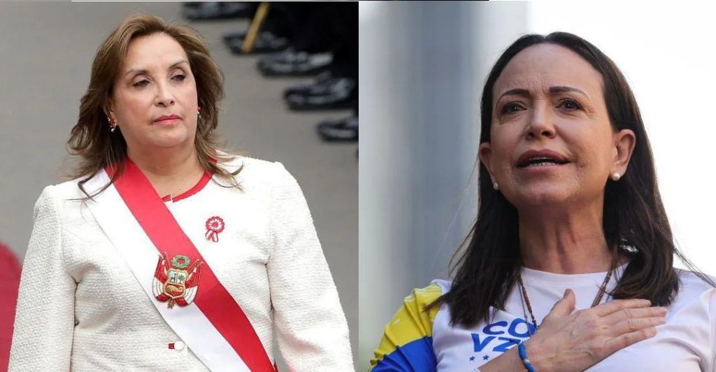 Protagonismos encontrados de la Mujer Andina: Boluarte, destituida en el Perú; María Corina Machado, Nobel de la Paz