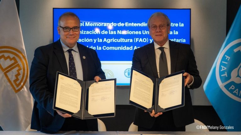 Renuevan alianza para promover la seguridad alimentaria en los países andinos 