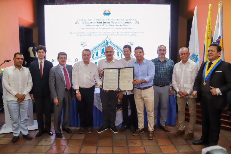 Santa Marta se consolida como referente patrimonial en la Región Andina