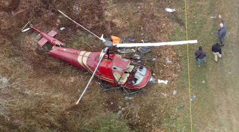 Un muerto y un herido en choque de helicópteros