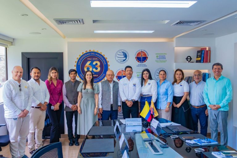 Unimagdalena explora cooperación internacional con la India