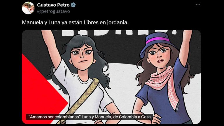 “Ya están libres en Jordania”: presidente Petro sobre colombianas detenidas en Israel