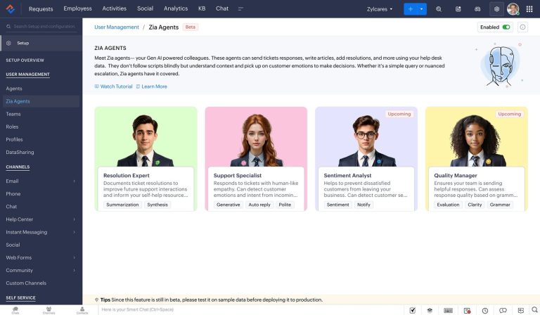 Zoho presenta su arsenal de IA, con modelo propio y más de 25 agentes para uso inmediato
