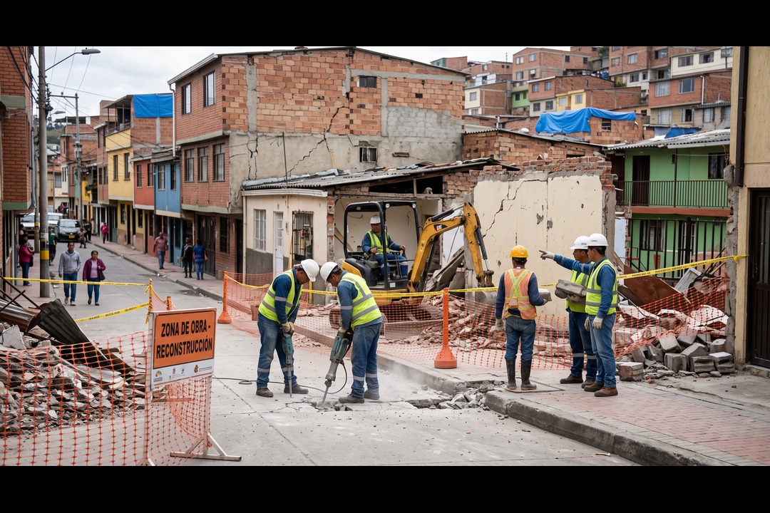Reconstrucción tras la catástrofe.